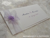 Pozivnica za vjenčanje Vintage Lilac Rose