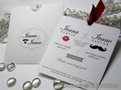 Pozivnica za vjenčanje - Mustache Charm