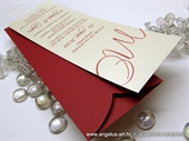 Wedding invitation - Bookmark Line Charm