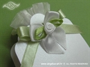 Konfet za vjenčanje Lavanda sa zelenom mašnicom