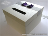 silver wedding money box