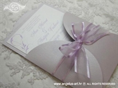 Pozivnica za vjenčanje Lilac Light Beauty