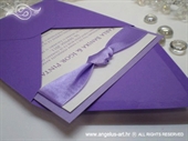 Wedding invitation - Lovely in Purple