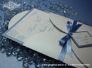 Wedding invitatin - Blue Winter Beauty