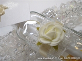 Pozivnica za vjenčanje Poruka u boci - Bijela ruža