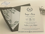 pozivnica za vjencanje sa maslinomim grancicama listovima