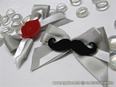 Kitica za rever za vjenčanje - Plexy Mustache
