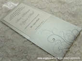 Wedding invitation - Destiny Silver
