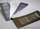 tipografske pozivnice za vjencanje raznih boja sa srebrnim foliotiskom